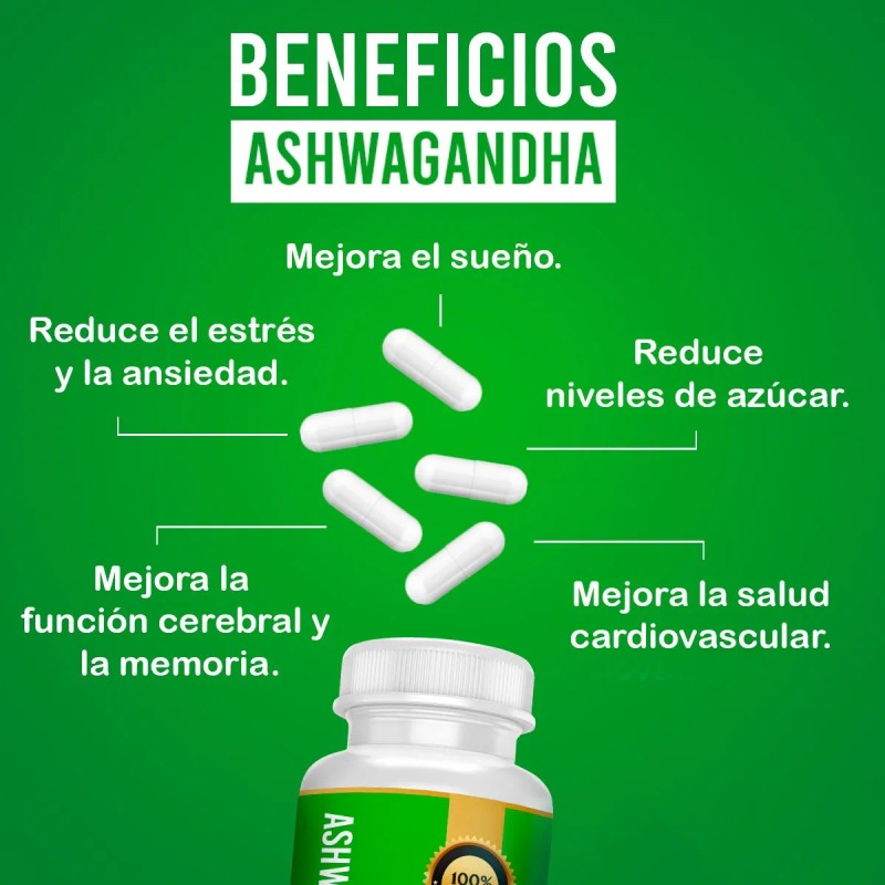 Revitalife Ksm66 Manejo Del Estres 120 Capsulas Ashawagandha