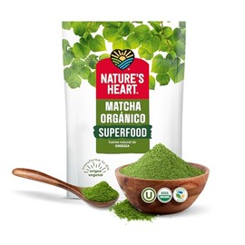 Nature's Heart Superfood Orgánico Té Verde Matcha en Polvo, 100 g