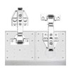 Stainless Steel Hinge Repair Plate, 6 Pieces Kitchen Hinge Repair