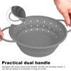 Shwdsy Collapsible Pasta Strainer, Stainless Steel Colander, Grey Colander, High