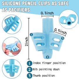 SZSMW 8 Writing Aid - Writing Aid Pen Hold - Writing Aid Children - Ideal for Children with Dysgraphia or Adults with Joint Problems to Correct and Improve Handwriting Habits