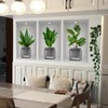 SMAOSTORE Wall Sticker, Green Plants, Potted Plants, Decorative Plants, Stylish,