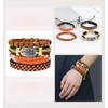 Regalos para Hombre,Pulseras Hombre Mujer 24 Pcs,Ajustable Pulseras para Pareja,Pulseras