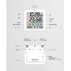 Timloon Digital Thermometer/Hygrometer, Indoor Temperature and Hygrometer, Large LCD Screen,