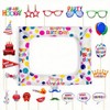 Colourful Photo Booth Props Set for Adult Party (Colourful)