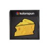 Kolorspun Cheese Patch- Iron On or Sew On Embroidered Patch