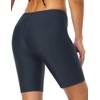 Mycoco Pantalones cortos de natación largos para mujer, UPF 50+,