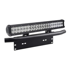 NORTHYUN 20Inch LED Light Bar with Front License Plate Frame Mount Bracket 22Inch License Plate Mounting Bracket Holder and Off Road LED Light Bar
