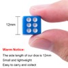 AUSTOR 100 Pieces 12mm Dices 6 Sided Game Dice Set