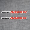 2Pcs Vortec Max High Output Emblems Door Badges Decal Nameplate