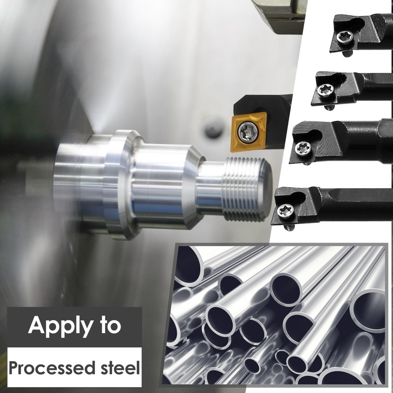 Lathe Turning Tool Set Boring Bar S06K/S07K/S08K/S10K-SCLCR06 Mini Metal Cutting