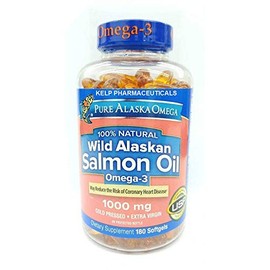 Pure Alaska Omega Wild Alaskan Salmon Oil 1000 mg Softgels
