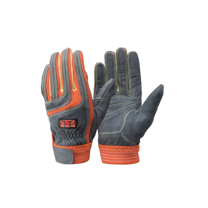 TONBOREX Kevlar Fiber & Cowhide Glove K-505 Orange S Size