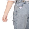 Marble Pattern Badge Reel Retractable ID Card Badge Holder with