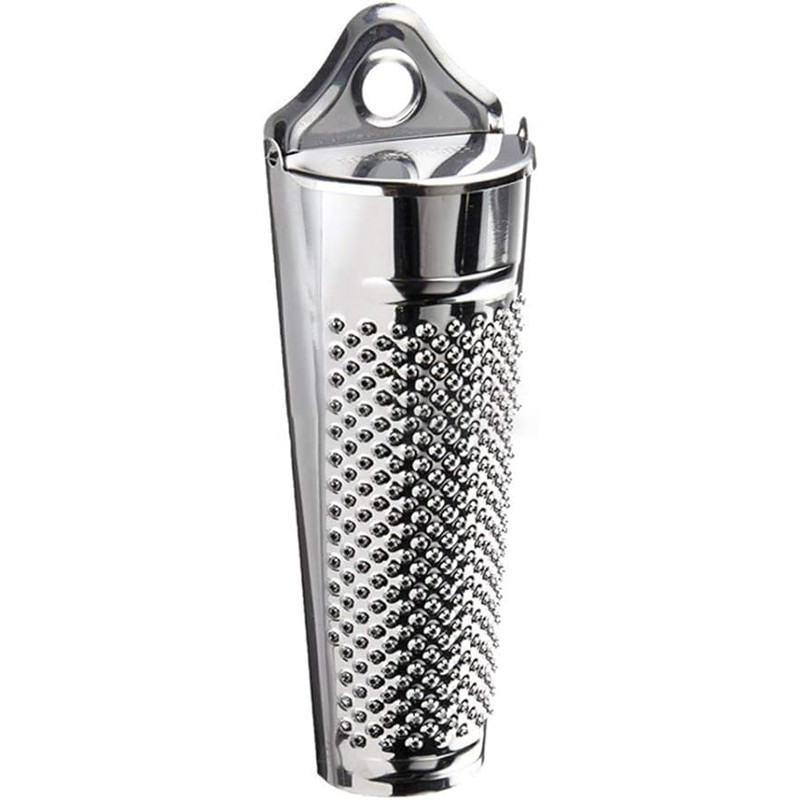 Silver Multifunctional Kitchen Stainless Steel Ginger Garlic Nutmeg Grater Nut