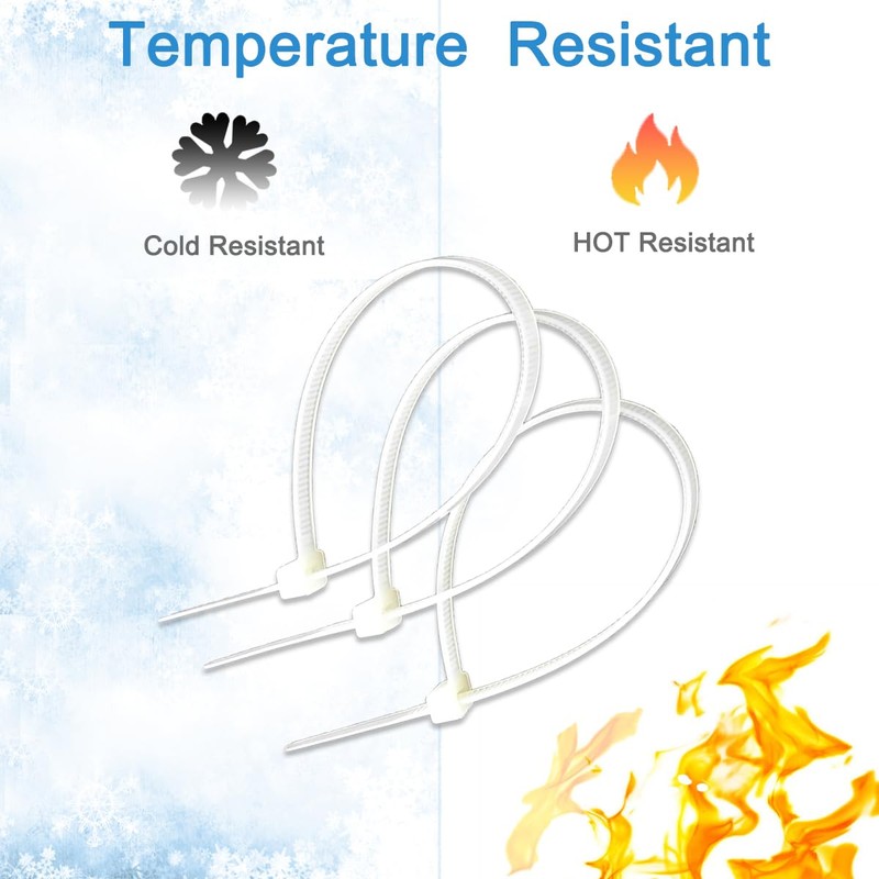 Aroono 4 inch Small Zip Ties 100 PCS, Premium Plastic