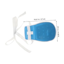 Baluue Breathable Grip Elderly Glove with Wrist Strap Lightweight Hand Fixing Mitt for Patient Safety Comfortable Ergonomic Design to Prevent Scratching and Pulling