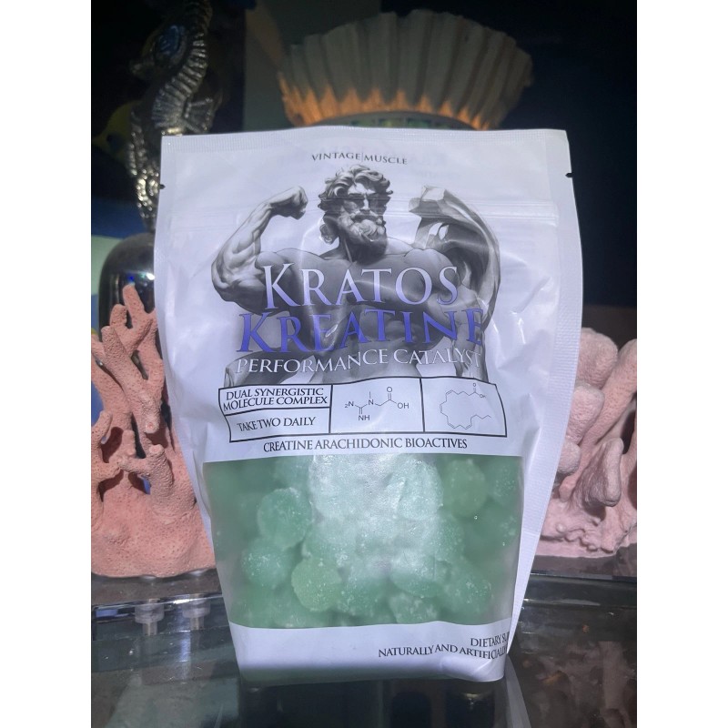 Vintage Muscle Kratos Micronized Creatine Gummy’s W/Arachidonic Acid By Vintage