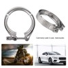 Turbo Exhaust Clamp, Car Turbo Exhaust V-Band Flange Clamp Kit,