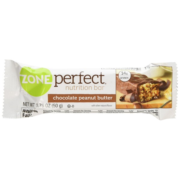 Zone Nutrition Bar, Choc Pnt Bt, 1.76-Ounce (Pack of 12)