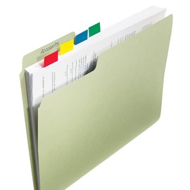 Post-it 680GN2 Standard Page Flags in Dispenser, Green, 100 Flags/Dispenser