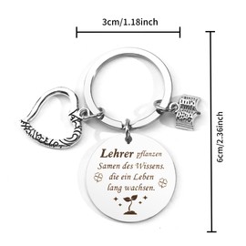 JoyrnalK Farewell gift teacher, teacher gift, teacher gift, keyring, gifts for teacher, gift teacher Christmas, keychain-teacher2