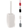 MSV Anzio Toilet Brush with Hygienic Container White