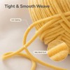 Jaciensh Soft Chenille Crochet Yarn, 6x50g Fluffy Plush Knitting Wool,