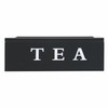Sibilla Tea Box with 6 Compartments, Black