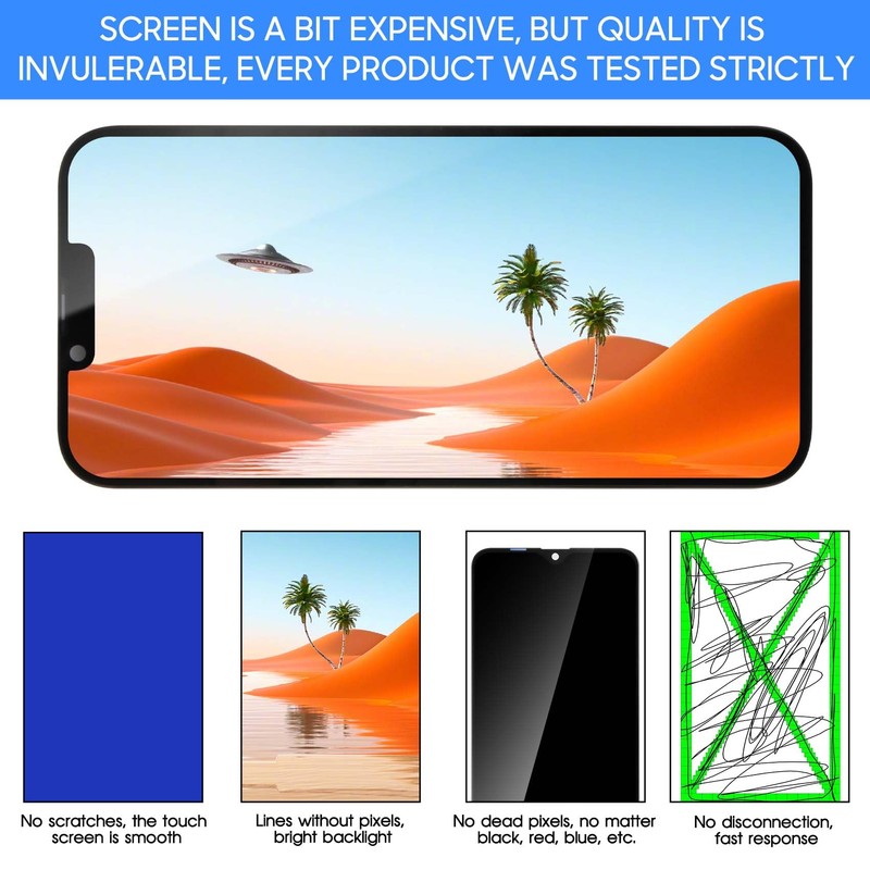 A-MIND Screen for iPhone 13 Pro Max Screen Replacement Kit