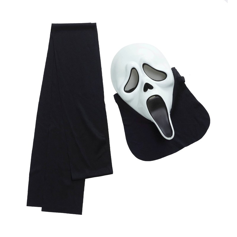 Fun World mens Adult Scream Ghost Face Costume, Black, One