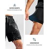 Bikewa Men's Mountain Bike Shorts 4D Padded Loose-fit Cycling Biking
