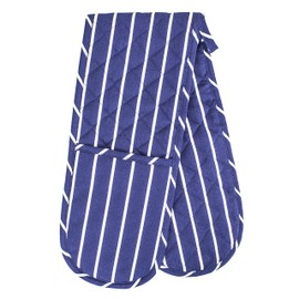 Clay Roberts Oven Gloves, Blue, Double Oven Mitts, Heat Resistant Cooking Gloves, Machine Washable Catering, BBQ, Kitchen, Baking Oven Gloves, Oven Gloves, Oven Mitts, Double Oven Gloves, Pot Holders