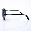Stylish 8135 Aviator Sunglasses in a Dark Grey Picture Frame