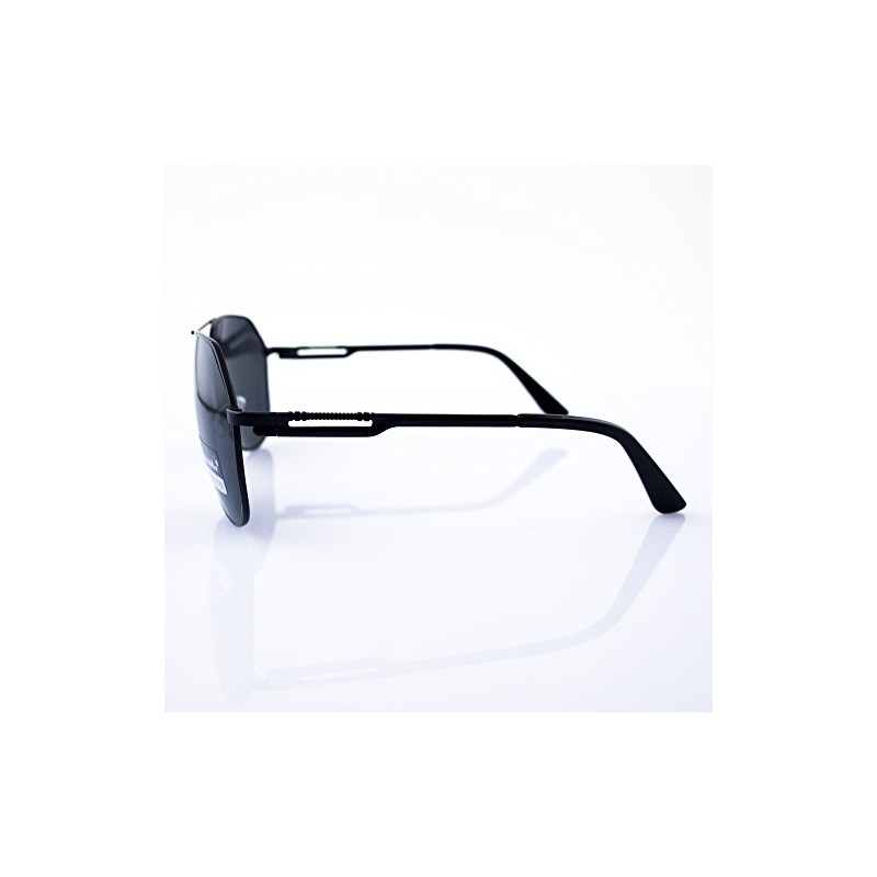 Stylish 8135 Aviator Sunglasses in a Dark Grey Picture Frame