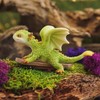 Rex The Green Dragon - Mini Collectible Fantasy Figurine (The