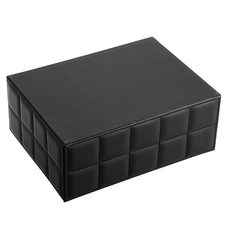 SUMTREE Tissue Box PU Leather Rectangle Tissue Box Tissue Dispenser