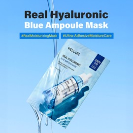 WELLAGE Real Hyaluronic Blue Ampoule Mask V2 (27ml)