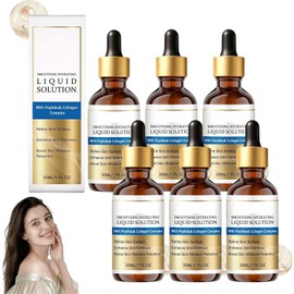 Sérum lifting facial, esencias antiedad con péptidos y colágeno, cuidado hidratante y reafirmante para la piel, reafirma, tensa, restaura la elasticidad, reduce las líneas de expresión arrugas (PCS6)