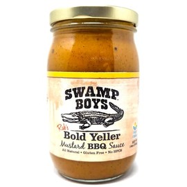 Swamp Boys Bold Yeller Mustard BBQ Sauce 19oz
