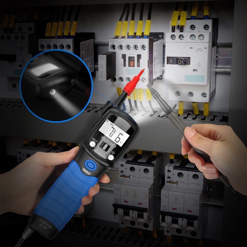 Digital Multimeter Continuity Tester Voltmeter Voltage Tester 6000 Counts Current