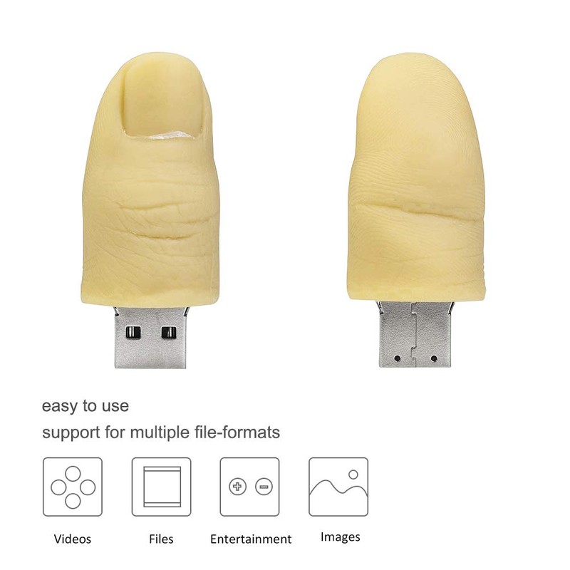 32GB USB Stick Thumb Shaped Memory Stick Interesting USB Flash
