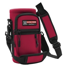 NATURE PIONEOR Water Bottle Carrier Holder Sleeve with Adjustable Strap25 32 40 oz, Insulated Water Bottle Holder Sling Bag