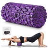 Everest Fitness Fascia Roller 3D Texture Black/Purple