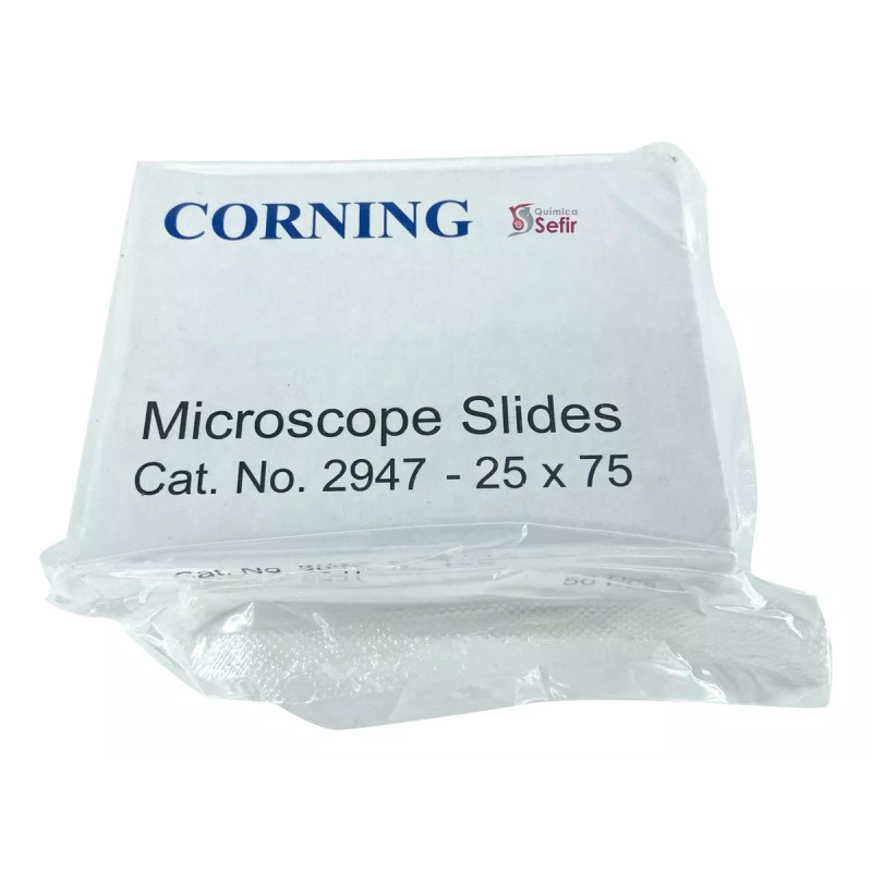 Corning Portaobjetos 25x75 Corning 50 Pzas 2947-25x75