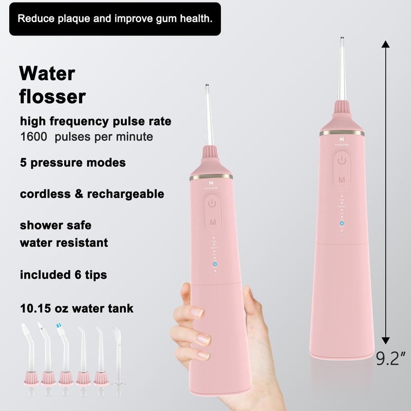Water Dental flosser & Electric Toothbrush Combo- Brushing & Flossing-