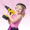 Dr.meter Ear Muffs for Noise Reduction, Pink+Black & Orange