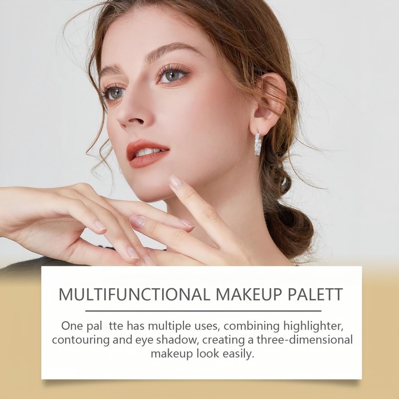 16 Color Nu/de Eyeshadow Palette for Women,Shimmer Matte Eyeshadow Make-Up