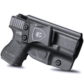 Glock 26/27/33 Holster IWB Kydex Holster Fit: Glock 26 Gen (3-5) & Glock 27/33 Gen (3-4) Pistol, Inside Waistband Concealed Carry Holster G26 G27 G33, Adj. Cant & Retention, Right Hand