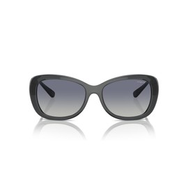 Vogue Eyewear Women's VO2943SB Butterfly Sunglasses, Transparent Grey/Gradient Blue, 55 mm